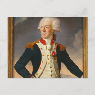 Marquis De Lafayette Porträtt Vykort