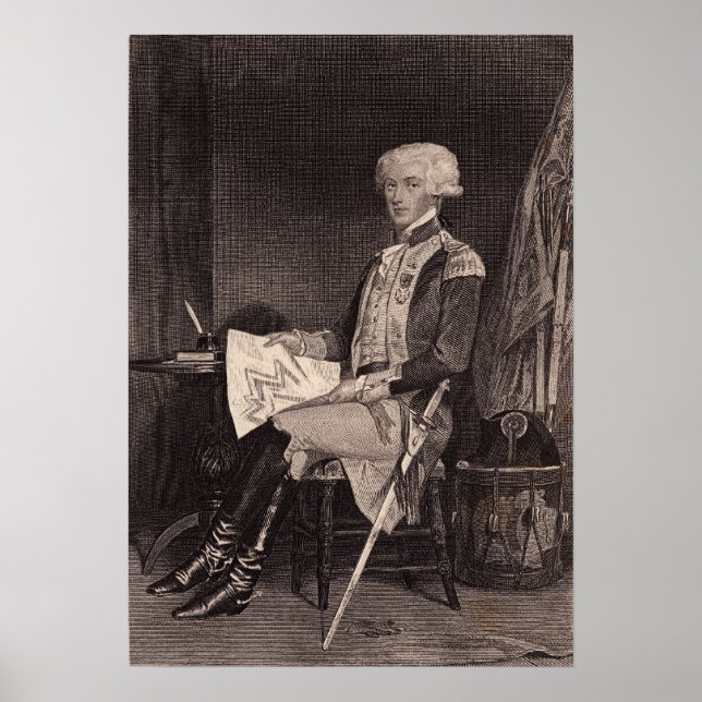 Marquis du Lafayette Poster (Framsidan)