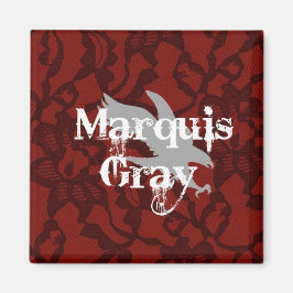 Marquis Grått Magnet