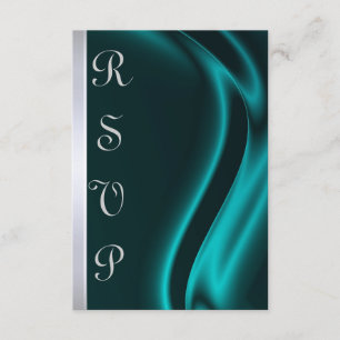 Marquis Teal Silke Silver OSA kort