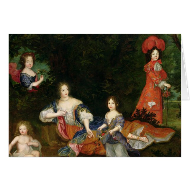 Marquise de Montespan Hälsningskort (Framsidan Horizontal)