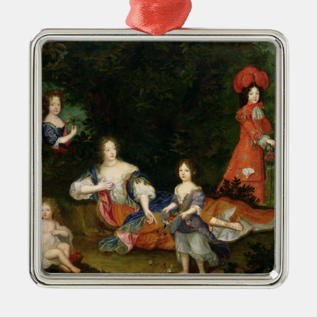 Marquise de Montespan Julgransprydnad Metall (Framsidan)