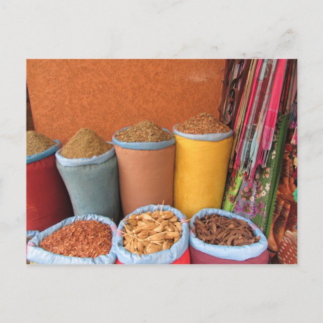 marracketkryddor vykort (Framsida)