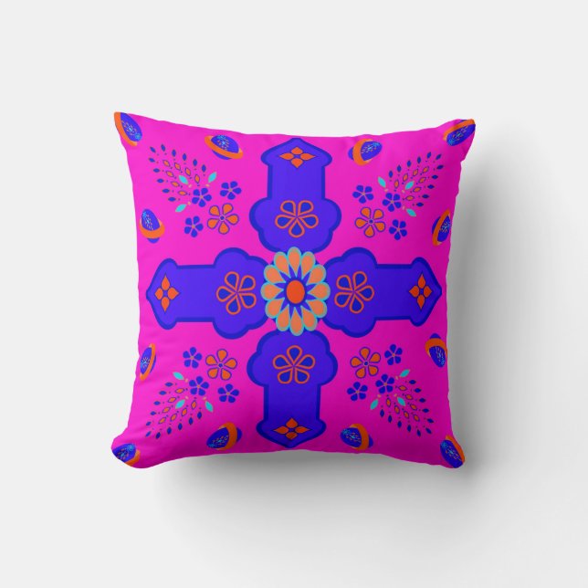 Marrakech Arabesque inspirerade med ägg från ribbo Kudde (Framsida)
