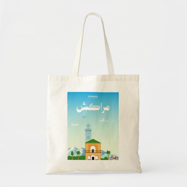 Marrakech Charm – Artistic Morocco Tygkasse (Framsidan)