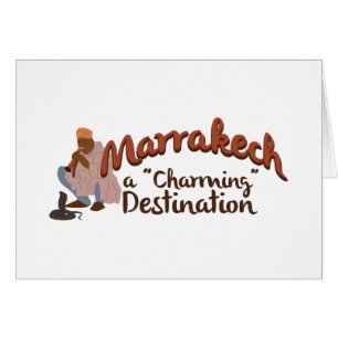 Marrakech Charming Destination Hälsningskort