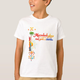 Marrakech Glöder – Levande Marockansk Konst T-shir T Shirt