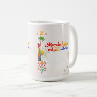 Marrakech Glows – Vibrant Moroccan Art Tee Kaffemugg