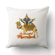 Marrakech Marocko Design Livlig Resa Konst