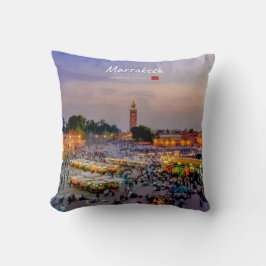 Marrakech, Marocko - Jemaa el Fnaa torg Kudde