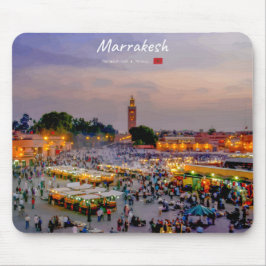 Marrakech, Marocko - Jemaa el Fnaa torg Musmatta