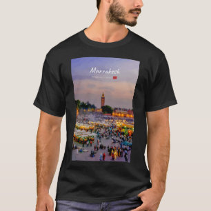 Marrakech, Marocko - Jemaa el Fnaa-torget T Shirt