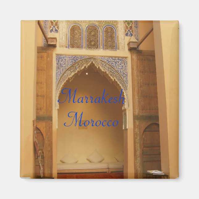Marrakech, Marocko Magnet (Framsidan)