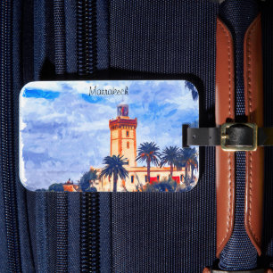 Marrakech Marocko Mosque Travel Bagagebricka