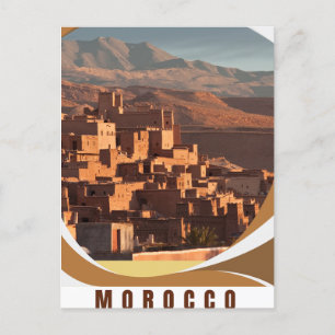 Marrakech, Marocko Resa Överraskningspresent Bilje Helg Vykort