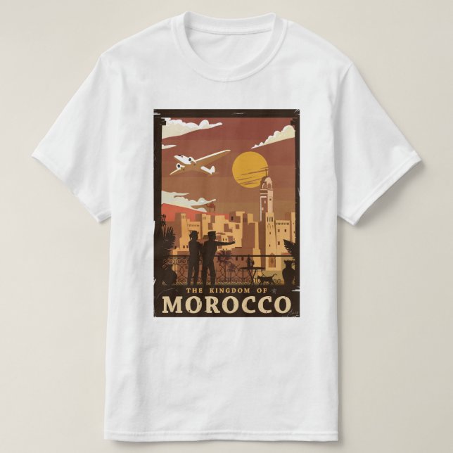Marrakech Marocko T Shirt (Design framsida)