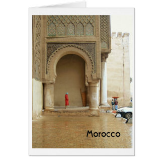 Marrakech Palace Marocko Hälsningskort