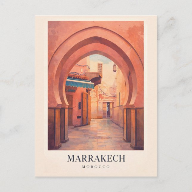 Marrakech Postcard Vykort (Framsida)