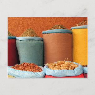 marrakech spice färger vykort