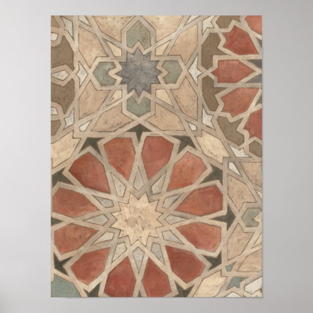 Marrakechavans design I, ej skönjbar Poster (Framsidan)