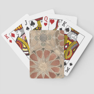 Marrakechavans design I, ej skönjbar Spel Kort