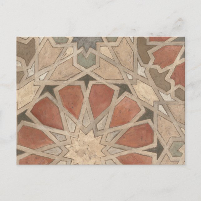 Marrakechavans design I, ej skönjbar Vykort (Framsida)