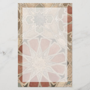 Marrakechavs design I, ej skönjbar Brevpapper