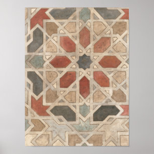 Marrakechavs design II, ej skönjbar Poster