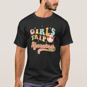 Marrakesh Girls Resa 2023 Studenter Kvinnor Marock T Shirt