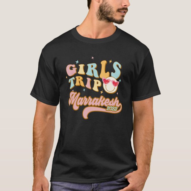 Marrakesh Girls Resa 2023 Studenter Kvinnor Marock T Shirt (Framsida)