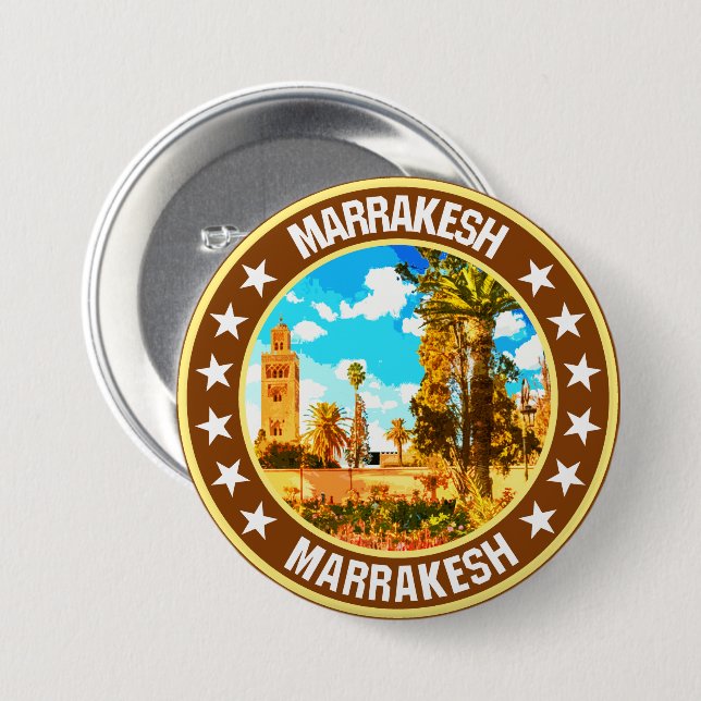 Marrakesh Knapp (Framsida & baksida)