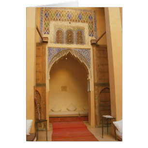 Marrakesh Marocko Hälsningskort