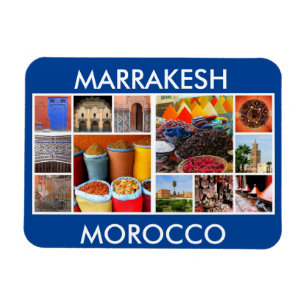 marrakesh Morocco scenes Magnet
