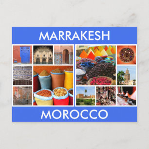 marrakesh Morocco scenes Vykort