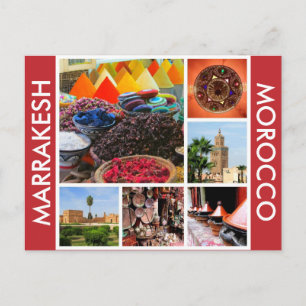 marrakesh Morocco Vykort