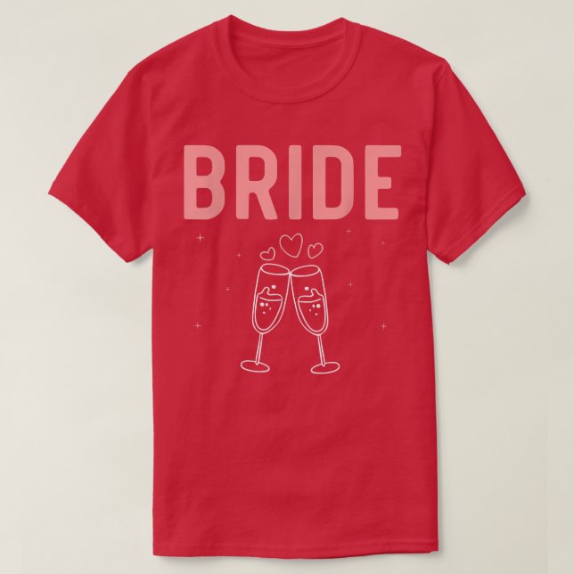 Marriage Bridal Shower Bachelorette Party Women Br T Shirt (Design framsida)