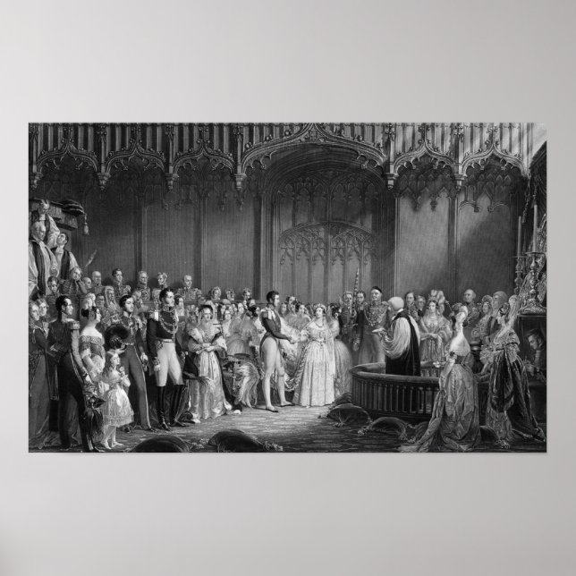 Marriage of Queen Victoria  and Prince Albert Poster (Framsidan)