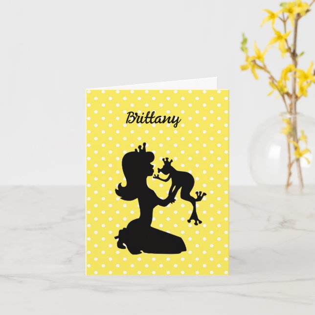 Marriage Proposal Kort (Gul blomma)