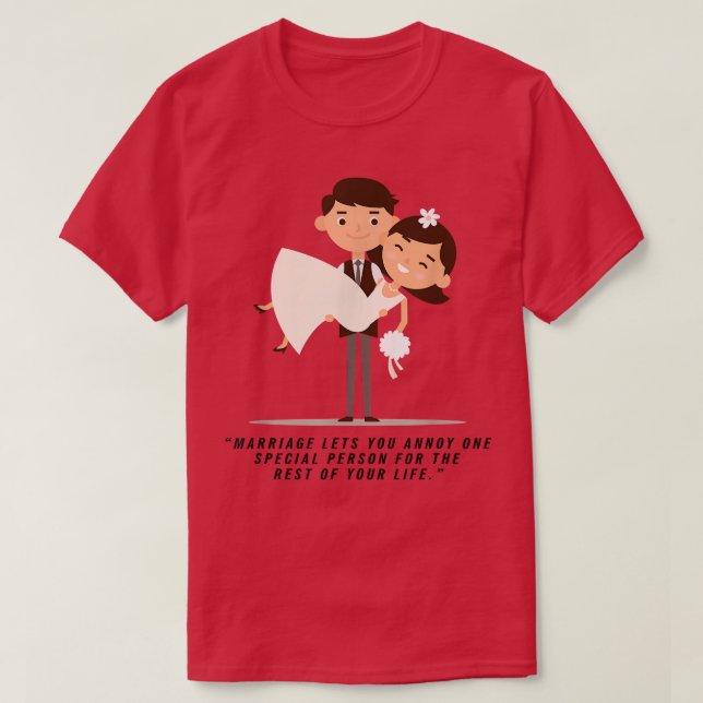MarriageBride Squad Tees Wedding Gift Engaged Wedd T Shirt (Design framsida)
