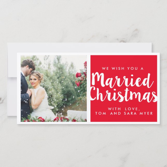MARRIED CHRISTMAS | CHRISTMAS JULKORT (Framsida)