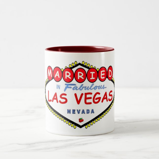 MARRIED I Fabulous Las Vegas Cherry logotyp Mugg (Center)