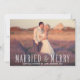 MARRIED & MERRY | HELGDAG-FOTOKORT JULKORT (Front)