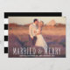 MARRIED & MERRY | HELGDAG-FOTOKORT JULKORT (Front/Back)