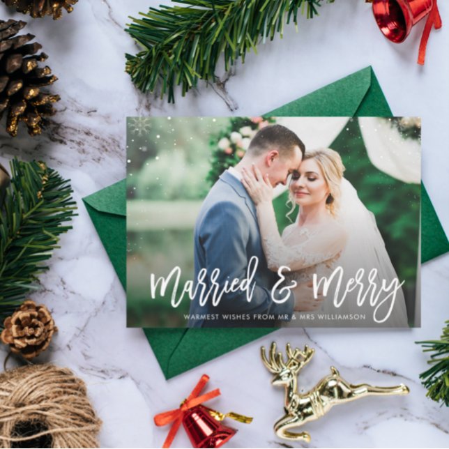 MARRIED & MERRY | Tillkännagivande i bröllop (Skapare uppladdad)