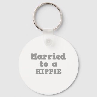 MARRIED TO A HIPPIE NYCKELRING