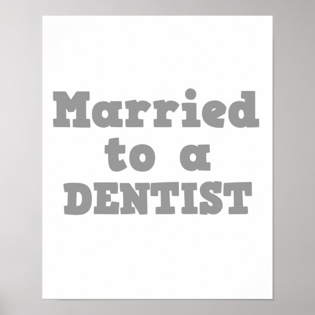MARRIERAD TILL EN DENTIST POSTER (Framsidan)