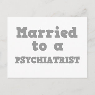 MARRIERAD TILL EN PSYKIATRIST VYKORT