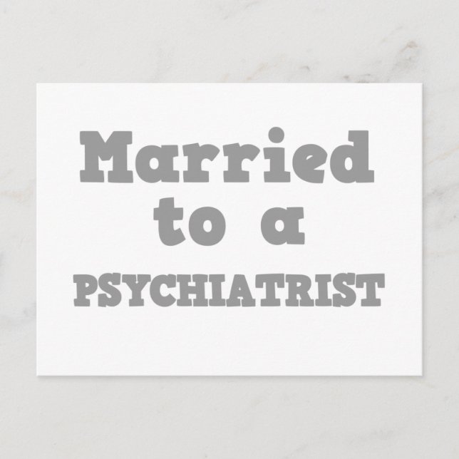 MARRIERAD TILL EN PSYKIATRIST VYKORT (Framsida)