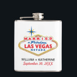 MARRIERAT I LAS VEGAS-kolven Brudens sida Gift Fickplunta<br><div class="desc">Det finns många alternativ för den här designen i färg. Om du behöver OSA kort, visitkort, karta-kort, mottagningskort eller någon annan produkt som passar den här designen, kontakta mig. Jag är lycklig för att skapa alla produkter som du vill matcha den här designen. Jag kan matcha ditt färg-program eller färg...</div>