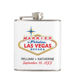 MARRIERAT I LAS VEGAS-kolven Brudens sida Gift Fickplunta